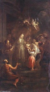 Saint Elizabeth Distributing Alms — Martin Johann Schmidt