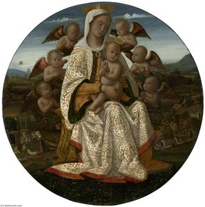 The Virgin and Child with Cherubim