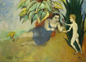Hagar And Ishmael — Philip Evergood