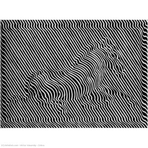 Zebra — Victor Vasarely, Op Art