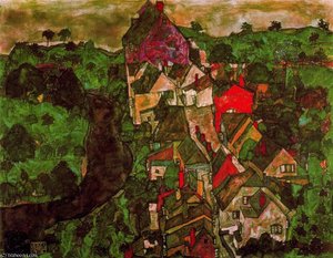 Untitled (373) — Egon Schiele, Postimpresionismo