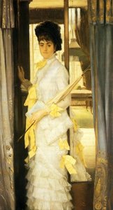 Portrait Of Miss Lloye — Jacques Joseph Tissot, Early Impressionism