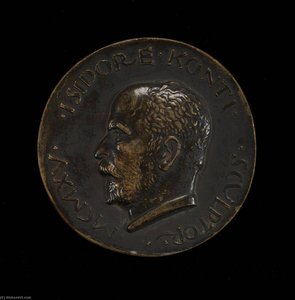 Isadore Konti Portrait Medal, obverse