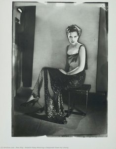 Natalie Paley Wearing A Sequined Gown By Lelong — Мен Реј, Surrealist