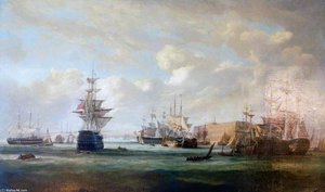 Portsmouth Harbour — John Christian Schetky