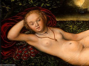 The Nymph Of The Spring, After Detalj - (1,) — Lucas Cranach The Elder