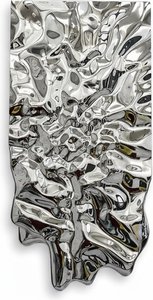 Stainless Steel Wave Wall Sculpture, Modern Art Wall Art Evoke A Sense Of Fluid Motio