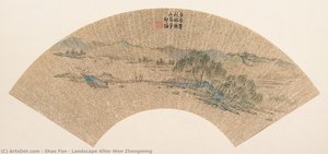Landscape After Wen Zhengming — Shao Fan