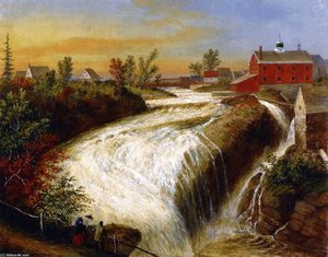 Falls Of Lorette, Near Quebec — Cornelius David Krieghoff