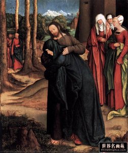 Christ Taking Leave Of His Mother — Bernhard Strigel, Northern Renaissance