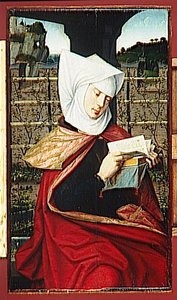 Emerencie, Mere De Sainte Anne.revers En Grisaille Sainte Claire — Provost Jan, Flemish Primitive