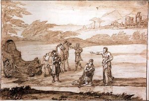 St. Philip Baptising The Eunuch — Claude Lorrain (claude Gellée)
