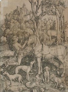 Heiliger Eustachius — Albrecht Dürer