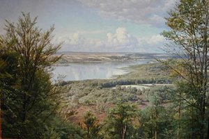 Himmelbjergit, View Over Jul Lake — Peder Mørk Mønsted
