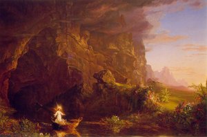 The Voyage Of Life, Childhood — Thomas Cole, Hudson River School