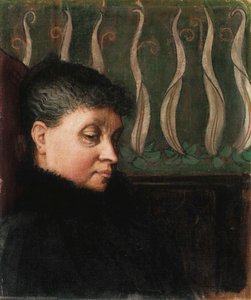 Portrait Of Aina Slöör — Akseli Gallen-kallela