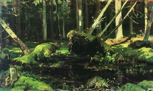 Wind Fallen Trees — Ivan Ivanovich Shishkin