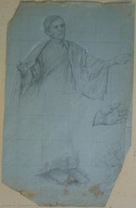 Studies of boy, figure, hands and feet