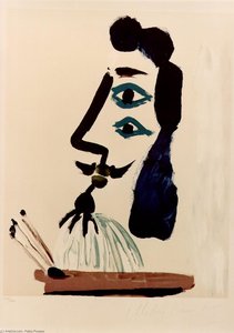 Painter And His Palette — Pablo Picasso, Naïve Art (primitivism)