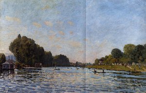 The Seine At Bougival — Alfred Sisley