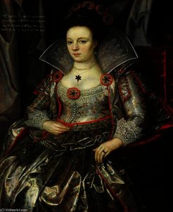 Lady Frances Cavendish — Marcus The Younger Gheeraerts