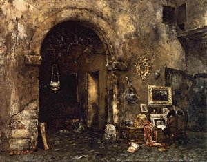 The Antiquary Shop — William Merritt Chase