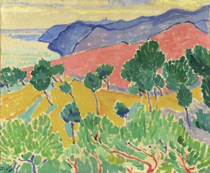 Landscape By The Sea, The Côte D'azur — André Derain, Fauvism