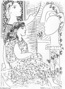 Dos Modelos Vestidas — Pablo Picasso