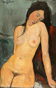 Seated Female Nude — Amedeo Clemente Modigliani