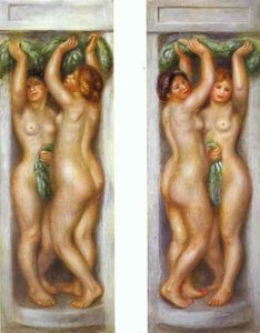 Caryatides — Pierre-auguste Renoir, Impressionism