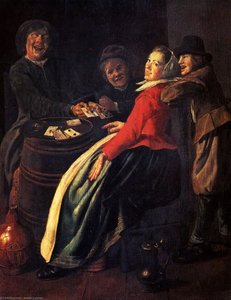 A Game Of Cards — Judith Jans Leyster