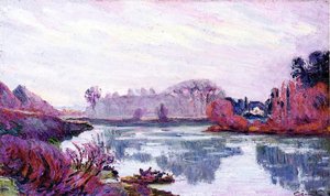 Banks Of The Marne In Winter — Ferdinand Guillaumin