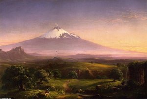 View Of Mt. Etna — Thomas Cole, Hudson River School
