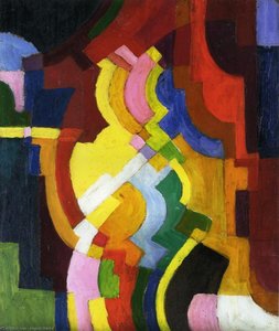 Farbige Formen Iii — August Macke, Orphism