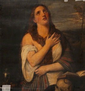 The Reading Magdalene (after Titian) — John Graham Gilbert