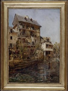 LA MAISON DE CADET ROUSSELLE A RENNES OU CHATEAU BRANLANT VIEILLES MAISONS A RENNES AU BORD DE L'ILLE