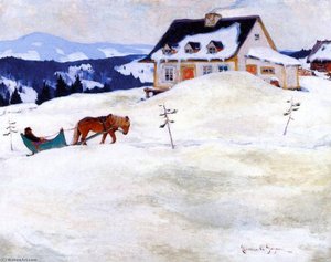 A Laurentian Homestead — Clarence Alphonse Gagnon