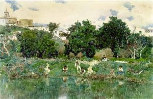 Paisaje Verde — Martín Rico Y Ortega