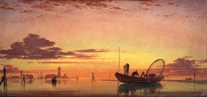 Mazzorto On The Lagoon — Edward William Cooke