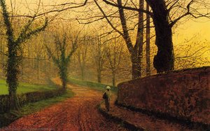 Stapleton Park Near Pontefract Sun — John Atkinson Grimshaw, Romanticism