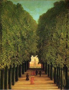 Alleyway In The Park Of Saint Cloud — Henri Julien Félix Rousseau (le Douanier), Naïve Art