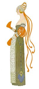 Ganna Walska In Faust — Erté