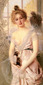 The New Kitten — Vittorio Matteo Corcos
