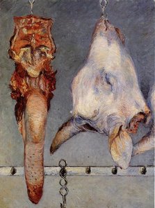 Calf, Head And Ox Tongue — Gustave Caillebotte