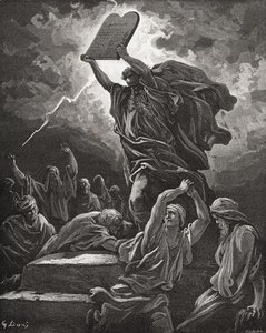 Moses Breaking The Tablets Of The Law — Paul Gustave Doré