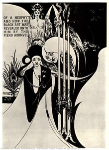 Of A Neophyte And How The Black Art Was Revealed Unto Him — Aubrey Vincent Beardsley, Art Nouveau