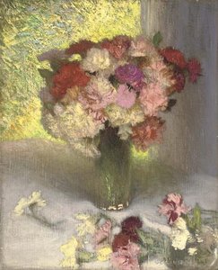 Carnations And Pinks — Sir George Clausen