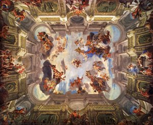Deeds Of Hercules And His Apotheosis — Andrea Pozzo