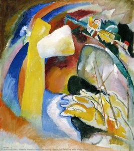 Study For Painting With White Form — Василий Васильевич Кандинский, Abstract Expressionism