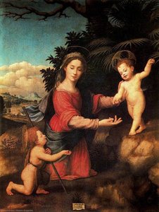 La Virgen Y El Niño Con El Pequeño San Juan Bautista — Giuliano Bugiardini